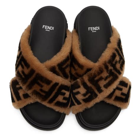 fendi fur slides ebay|fendi slides on sale.